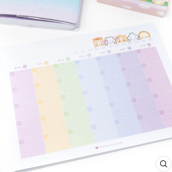 Planner undated pages detached block - Picture 5 of 5